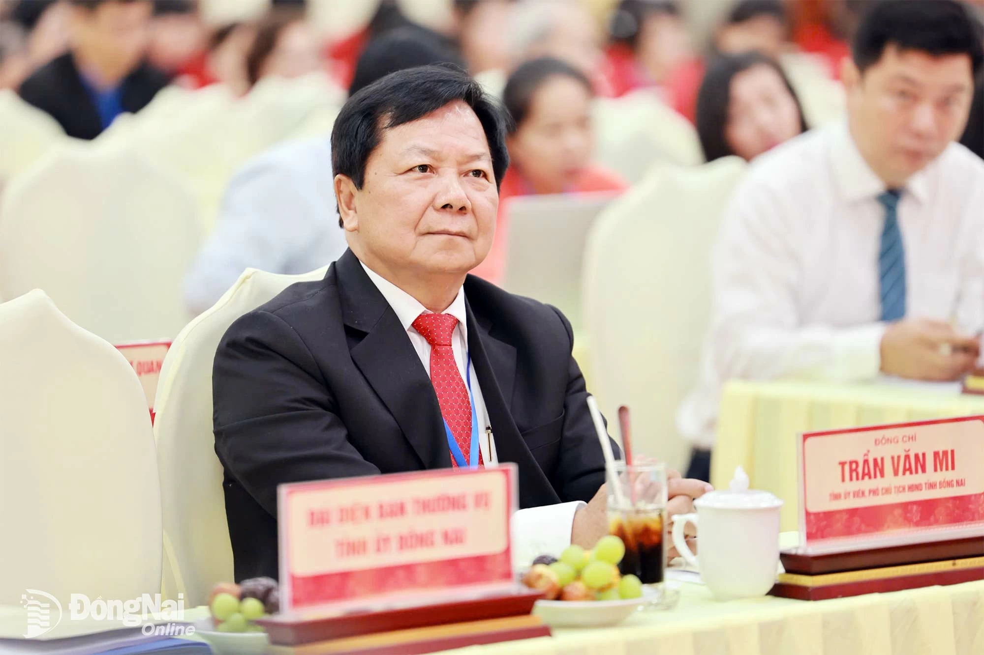 Comrade Tran Van Mi, Provincial Party Committee member, Vice Chairman of Dong Nai Provincial Peoples Council attended the congress. Photo: Cong Nghia