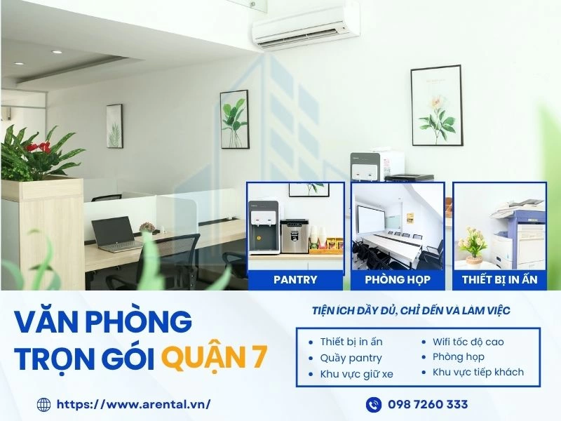 Văn phòng trọn gói Quận 7 (cũ) - Phương án lý tưởng cho doanh nghiệp muốn nhanh chóng đi vào vận hành.