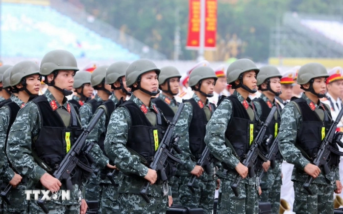 Xuất quân bảo đảm tuyệt đối an ninh, an toàn Lễ kỷ niệm, diễu binh, diễu hành
