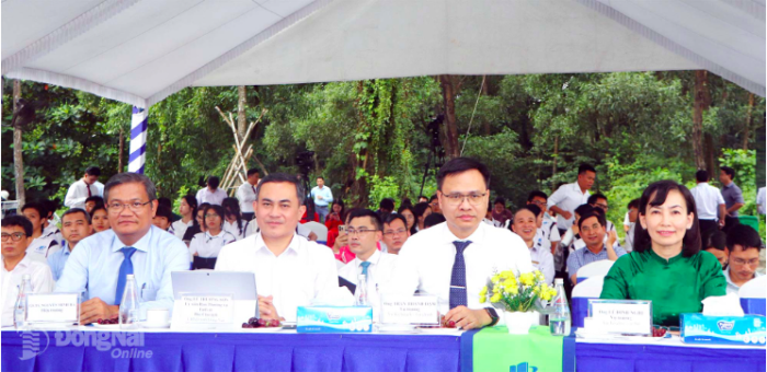 Groundbreaking ceremony for lecture hall block 2c - Long Bình Tân campus