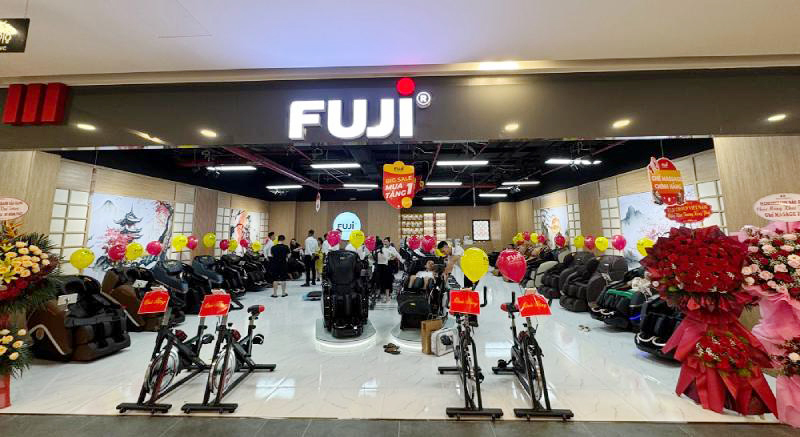 Hình ảnh cửa hàng ghế massage Fuji tại Vincom Bắc Giang, Phường Trần Phú, Bắc Giang.