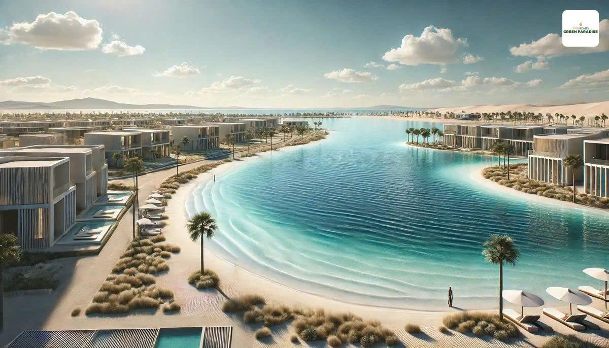 Phối cảnh Biển hồ nước mặn Vin Cần Giờ 443ha, lớn nhất thế giới.