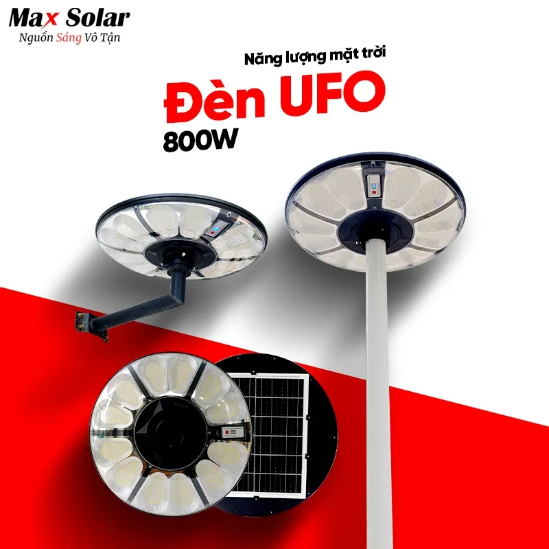 Đèn đĩa bay UFO chiếu sáng 360 độ.