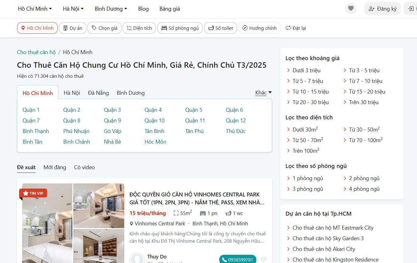 Giao diện thân thiện, bộ lọc dễ dùng.