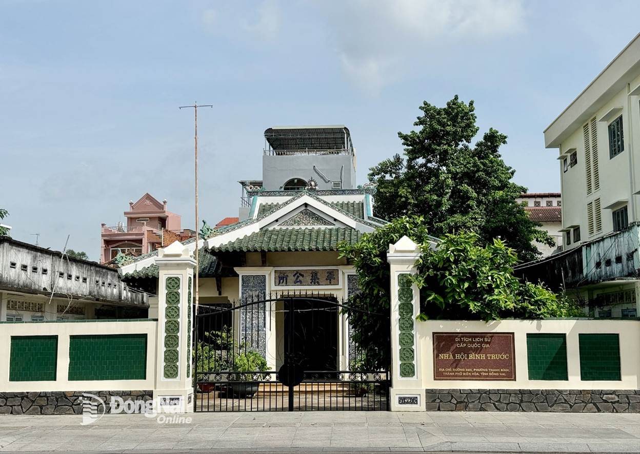 Binh Truoc Meeting Hall, a national historical relic site. Photo: Bich Tuyen