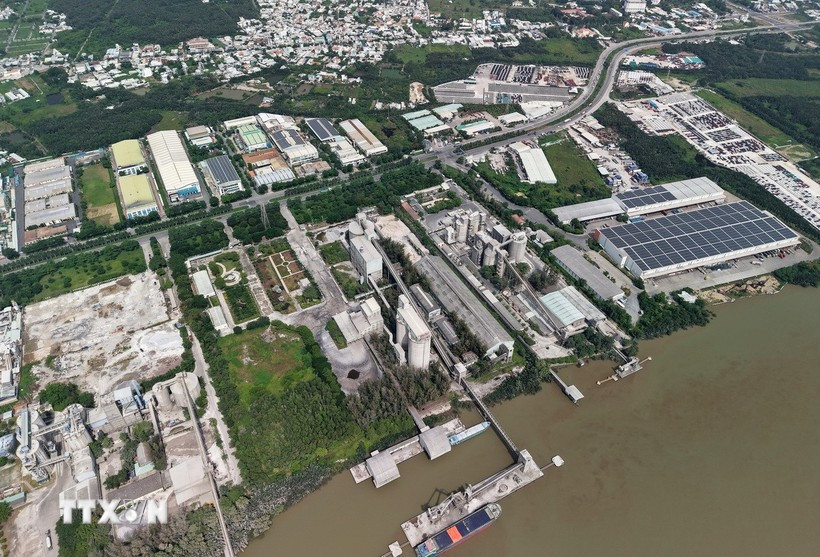 A birds eye view of Hiep Phuoc Industrial Park (Photo: VNA)

