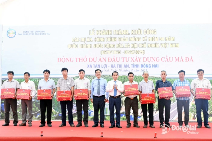 Tỉnh Đồng Nai động thổ xây dựng cầu Mã Đà