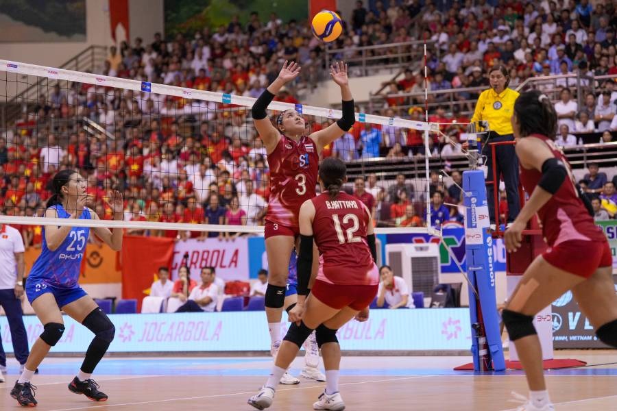 Thái Lan áp đảo Việt Nam trong 2 ván đấu đầu tiên. Ảnh: webthethao
