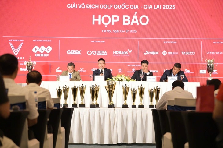 Giải golf vô địch quốc gia 2025 diễn ra ở Gia Lai sau 3 kỳ tổ chức tại Hải Phòng. Ảnh: BTC
