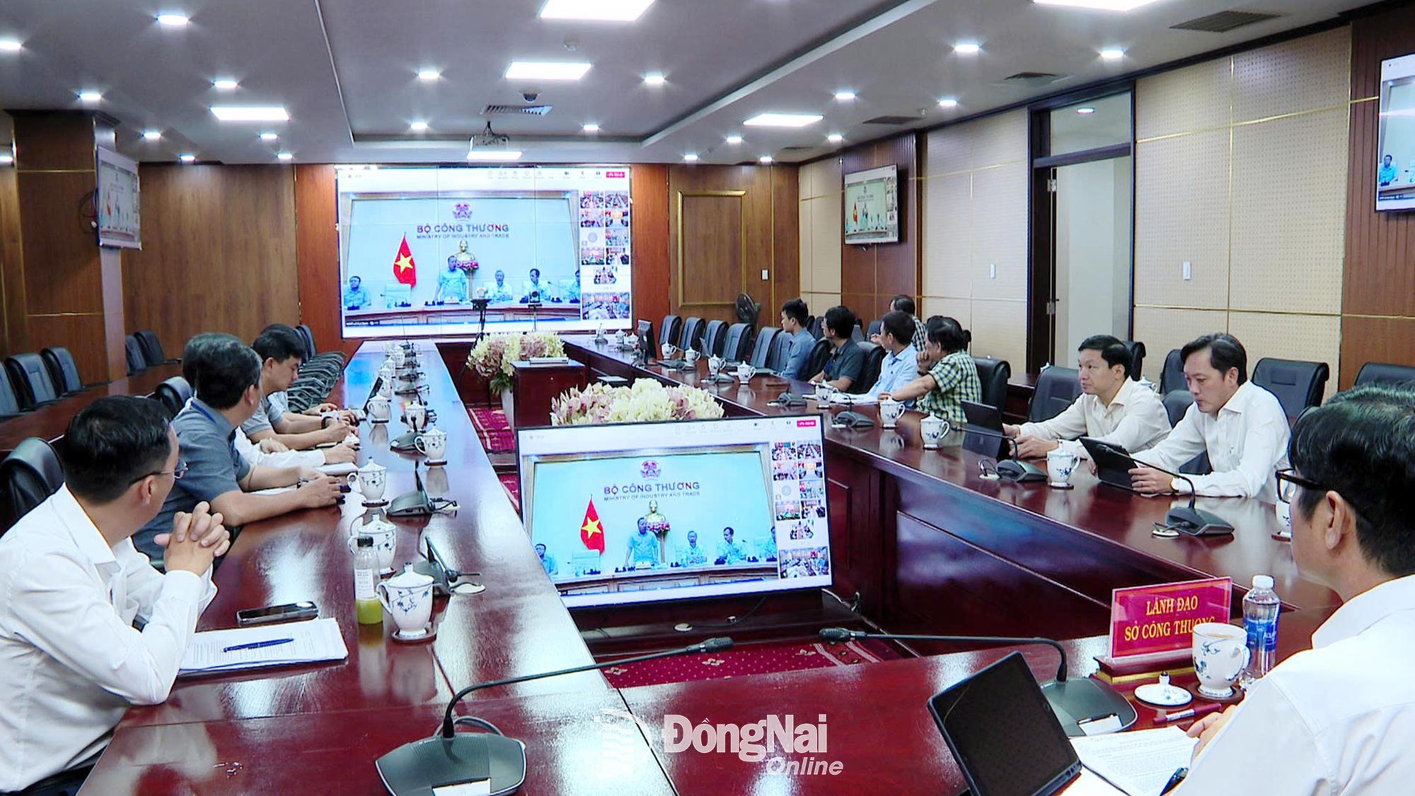 Scene of the conference at the Dong Nai venue. Photo: Minh Thanh

