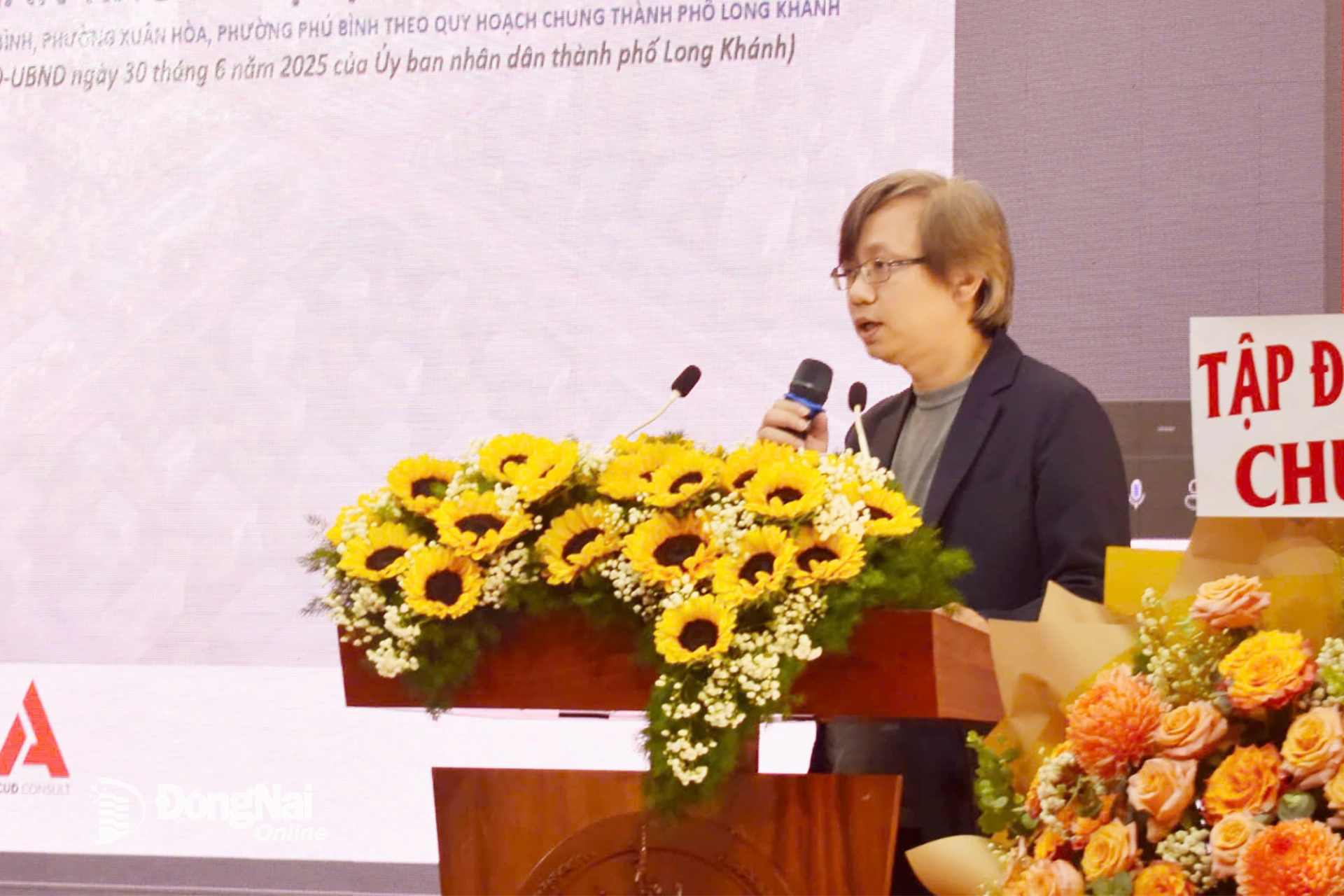 Representative of Nikken Sekkei Company present at the conference. Photo: Hoai Nam