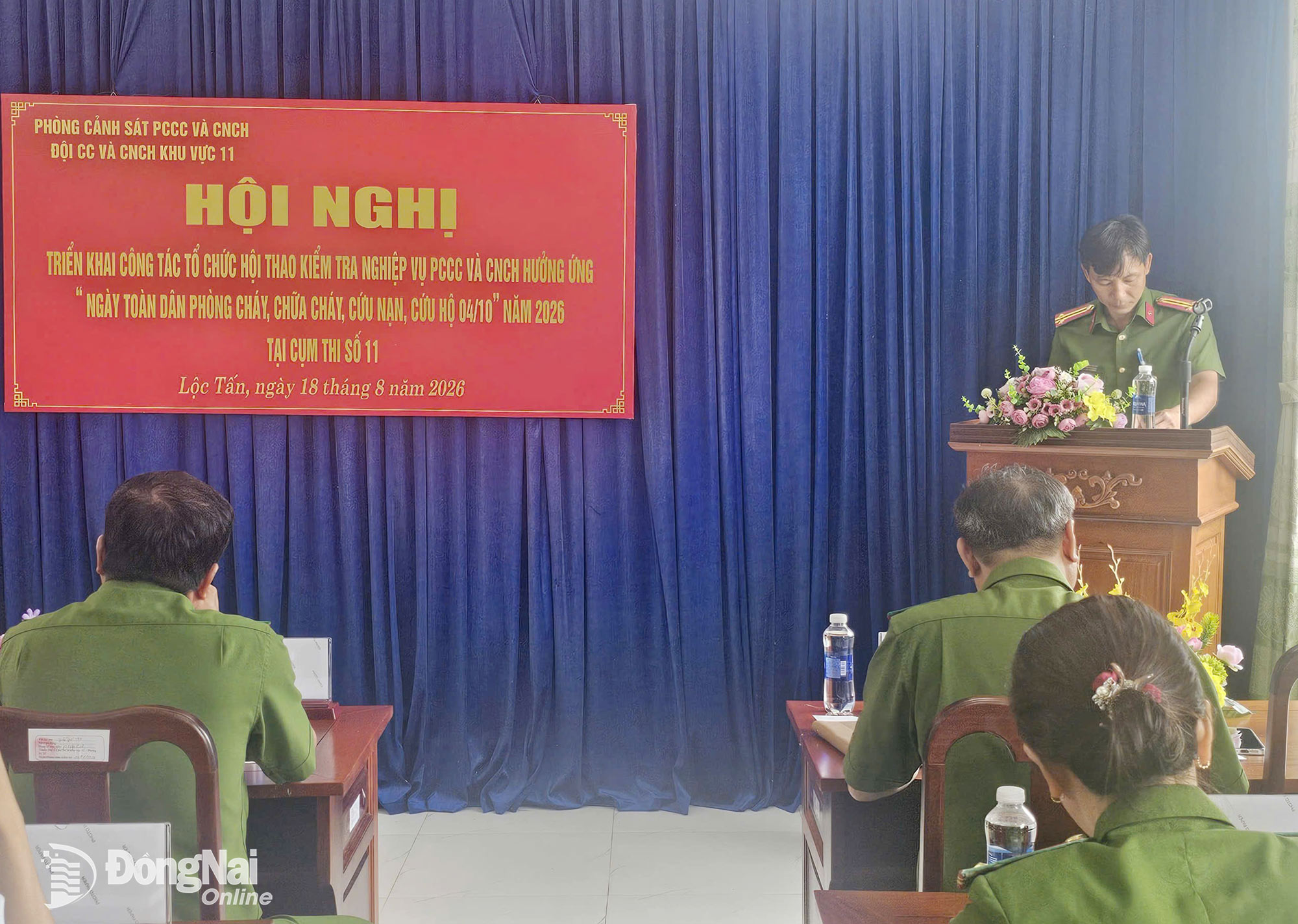 Hội nghị triển khai kế hoạch tổ chức Hội thao nghiệp vụ phòng cháy, chữa cháy năm 2026.