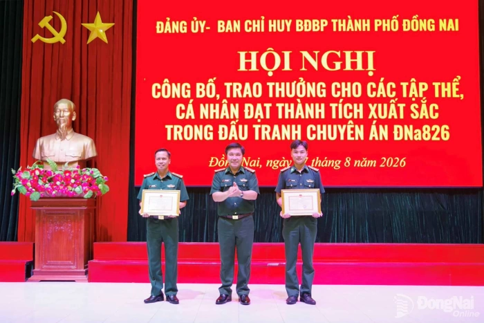 Khen thưởng nhiều tập thể, cá nhân trong chuyên án ĐNa826