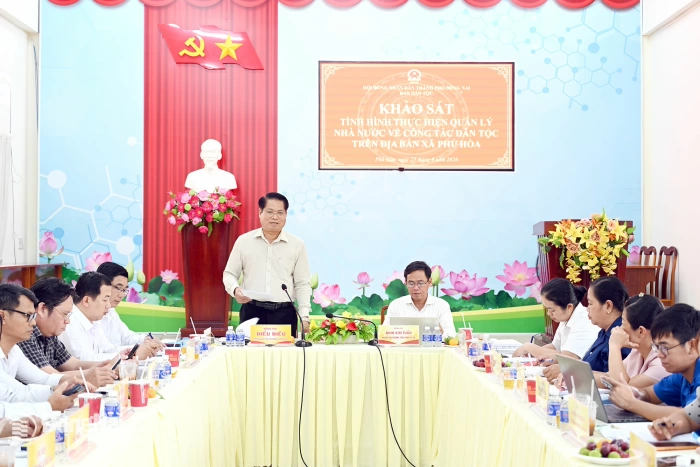 Khảo sát thực hiện quản lý nhà nước về công tác dân tộc tại xã Phú Hòa và phường Trảng Bom