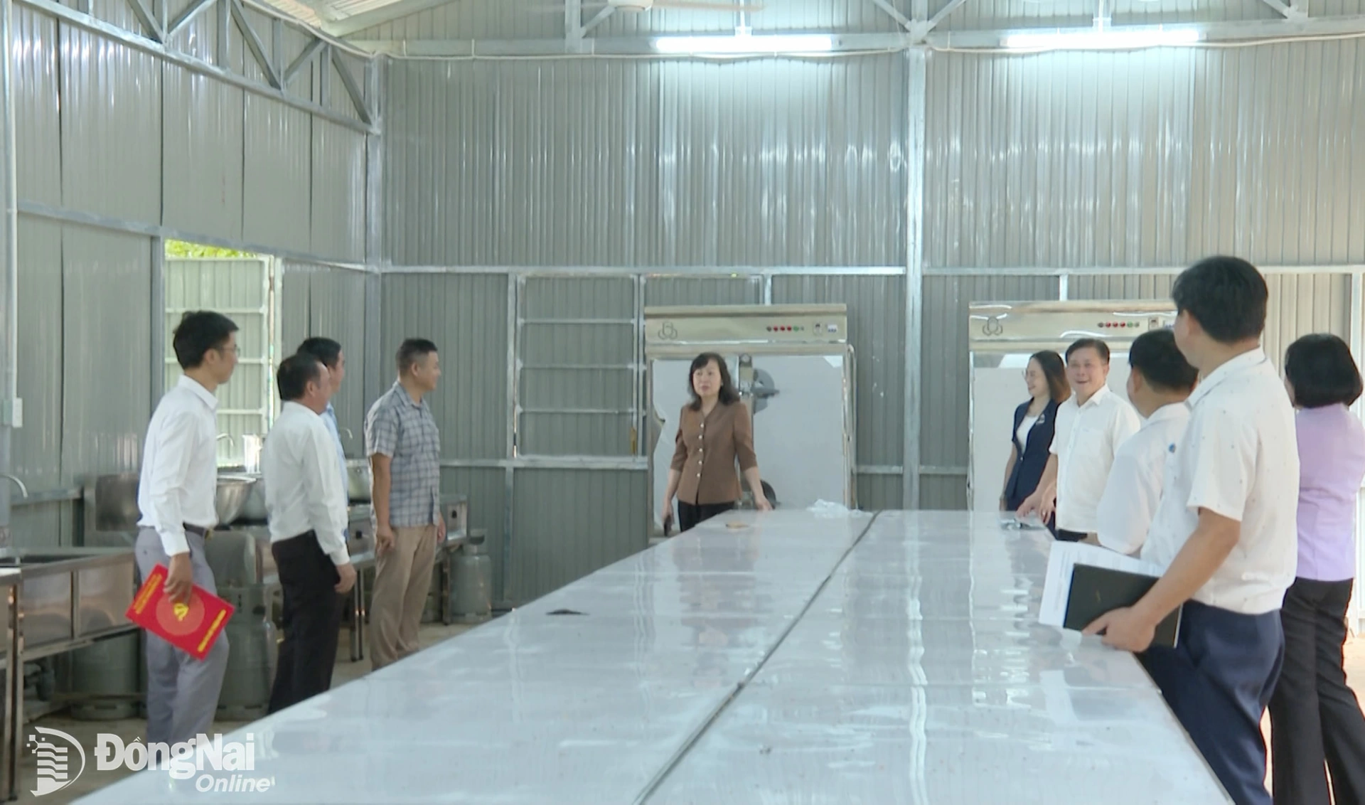 The prefabricated kitchen at Bu Dop Secondary School is built with mobilized non-State resources. Photo: Van Doan


