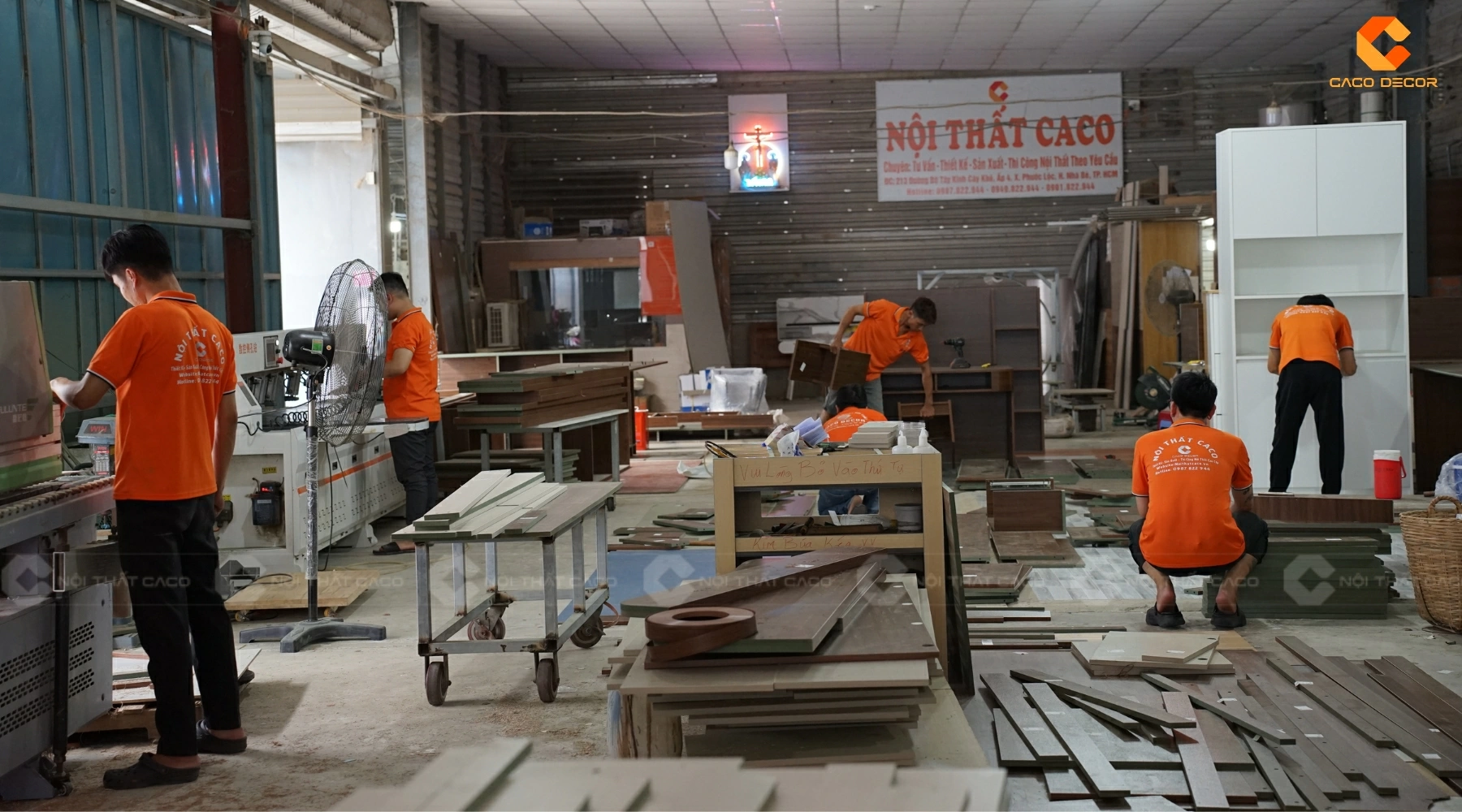 Xưởng sản xuất trực tiếp của Nội Thất CaCo.
