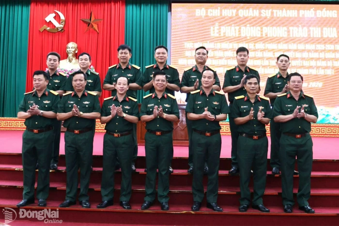 Lực lượng vũ trang thành phố thi đua thực hiện thắng lợi nhiệm vụ quân sự, quốc phòng giai đoạn 2026-2030