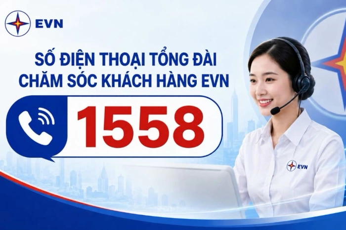 EVN chính thức đưa vào hoạt động số điện thoại tổng đài chăm sóc khách hàng EVN 1558 từ ngày 15-8-2026