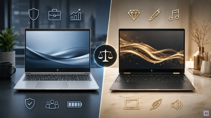 HP Elitebook vs HP Envy: So sánh độ mỏng nhẹ cùng hiệu năng