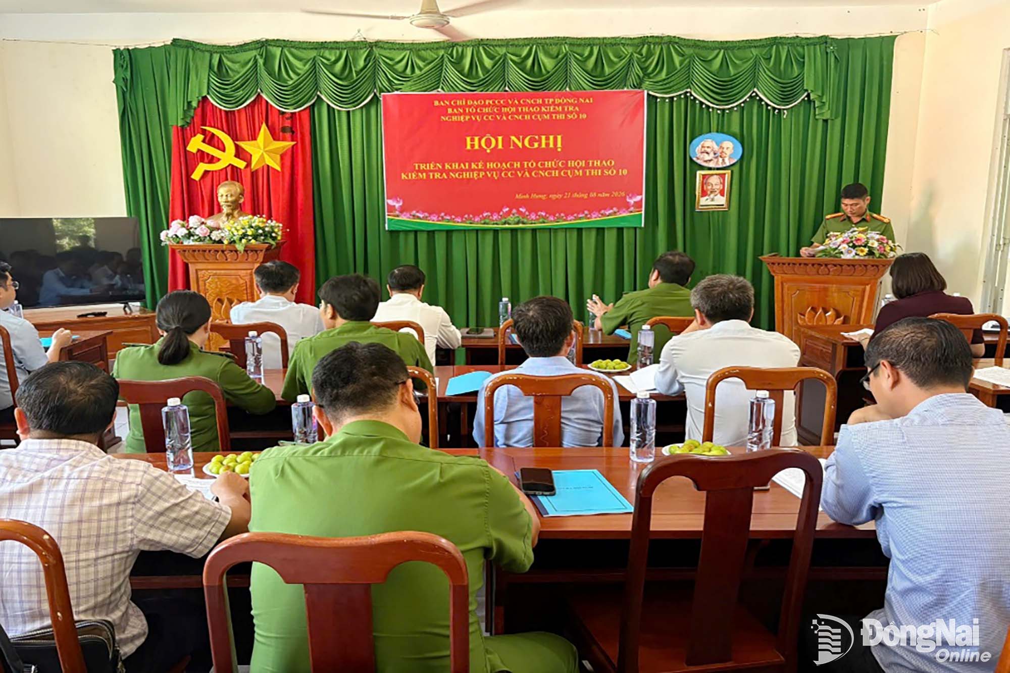 Hội nghị triển khai Kế hoạch tổ chức hội thao nghiệp vụ CC và CNCH cụm thi số 10.