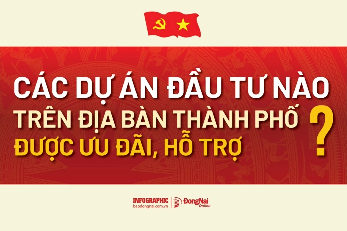 [Infographic] Các dự án đầu tư nào trên địa bàn thành phố được ưu đãi, hỗ trợ?