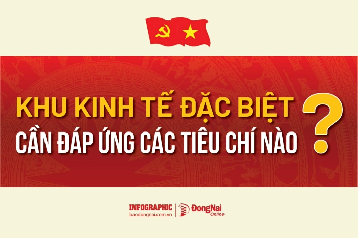 [Infographic] Khu kinh tế đặc biệt cần đáp ứng các tiêu chí nào?