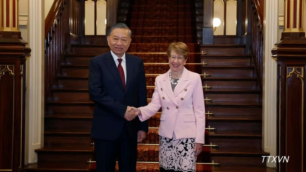 Tổng Bí thư, Chủ tịch nước Tô Lâm gặp bà Margaret Beazley, Thống đốc Bang New South Wales (Australia).