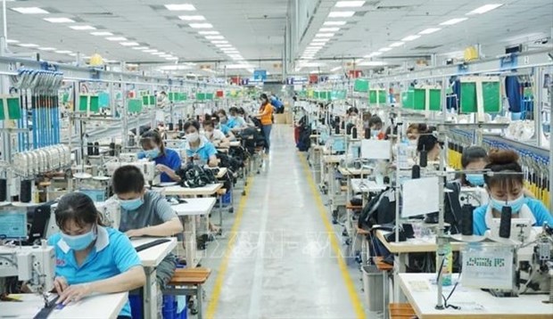 At an apparel factory in Binh Duong (Photo: VNA)
