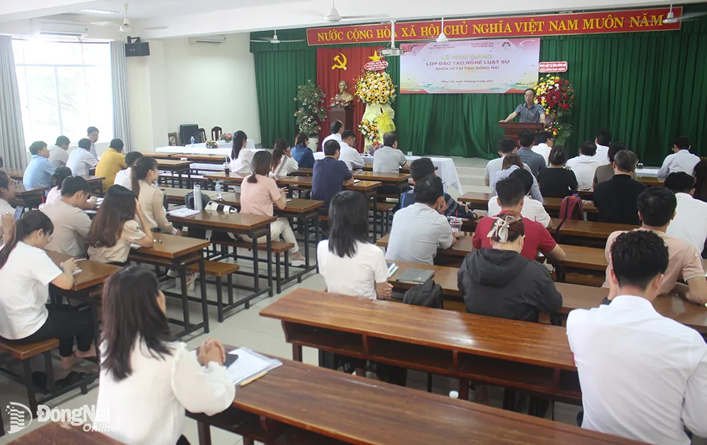 Khai giảng lớp đào tạo nghề luật sư K25 tại tỉnh Đồng Nai