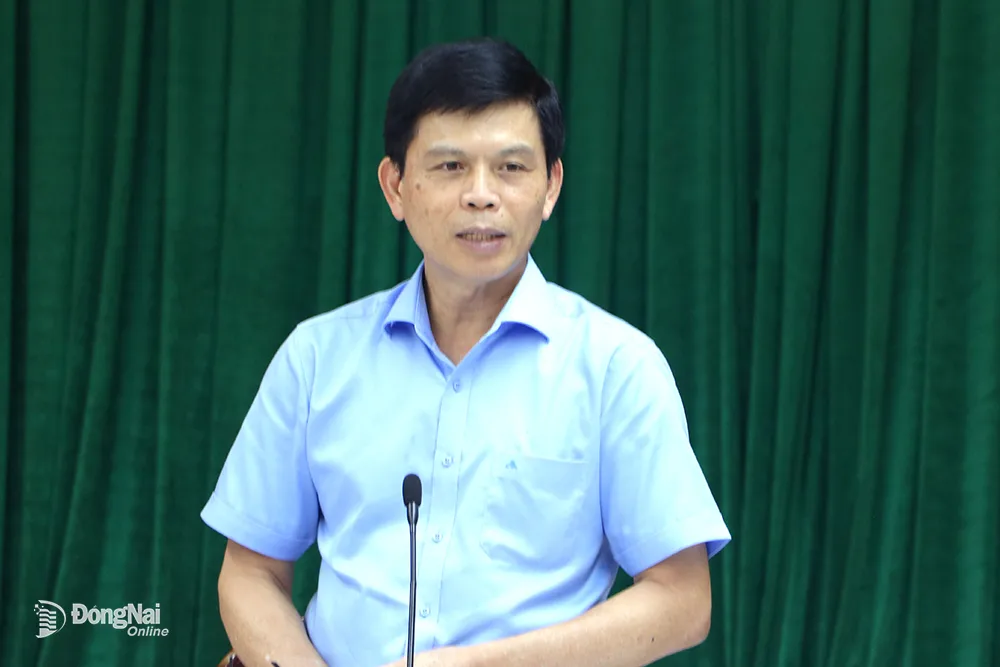 Thứ trưởng Bộ GT-VT Lê Anh Tuấn phát biểu ý kiến tại buổi làm việc