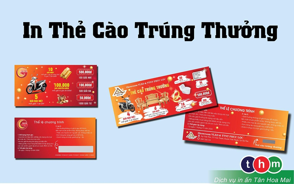 Dịch vụ in thẻ cào trúng thưởng bảo mật cao, uy tín, chuyên nghiệp.