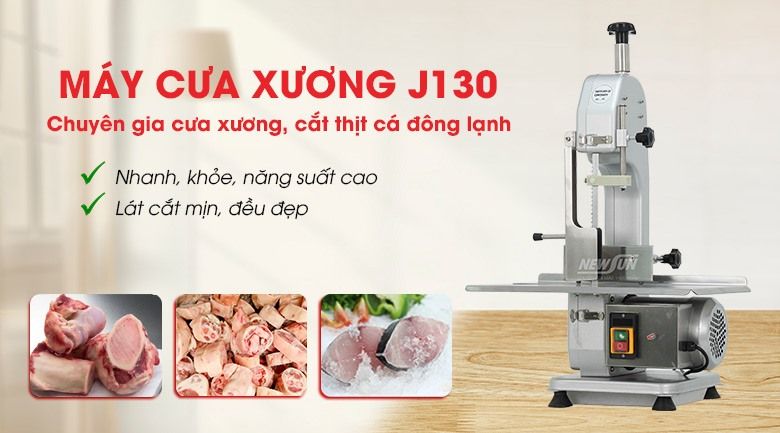 Máy cưa xương đa năng J130 sở hữu khả năng cắt gọt xương nhanh.