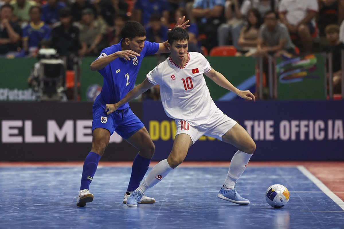 Futsal Việt Nam sớm đối đầu với futsal Thái Lan ở vòng bảng Giải futsal Đông Nam Á 2024 - Ảnh: VFF
