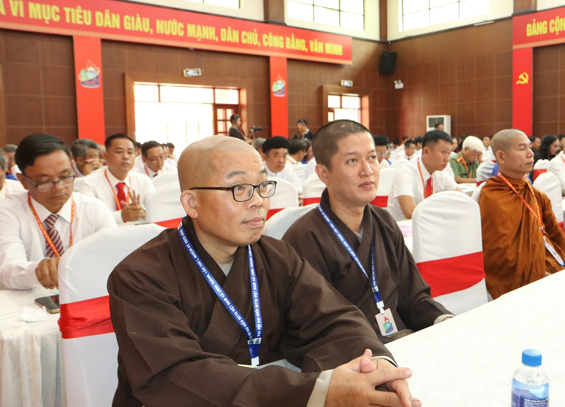 Các đại biểu tham dự Đại hội Đại biểu MTTQ Việt Nam xã Long Thành. Ảnh: Văn Truyên