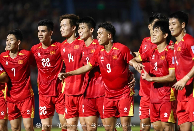 The national men’s football team fall one place to 114th in the latest FIFA rankings for September 2025, despite not playing any international matches during the recent FIFA Days. (Photo: vff.org.vn)
