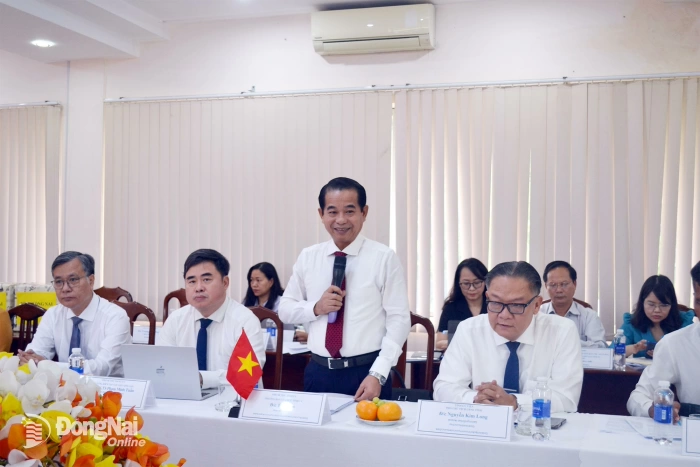 Tỉnh ủy Đồng Nai tiếp và làm việc với Đoàn đại biểu Tạp chí A-lun-may (Lào)