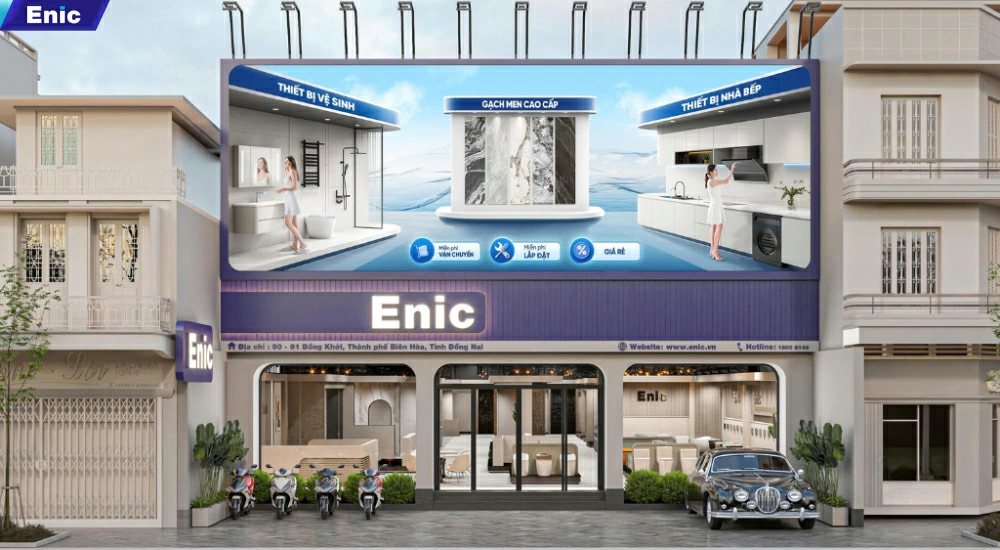 Thương hiệu thiết bị vệ sinh Enic khai trương showroom thứ 17.