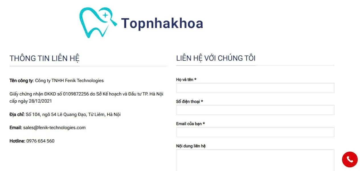 Topnhakhoa chính là công cụ hỗ trợ đáng tin cậy giúp đặt lịch nha khoa nhanh chóng.