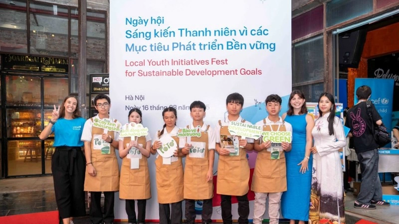 Một sự kiện về thúc đẩy phát triển bền vững do Liên hợp quốc tổ chức tại Việt Nam. Ảnh UN