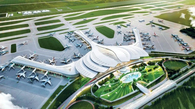 The design plan for of Long Thanh International Airport


