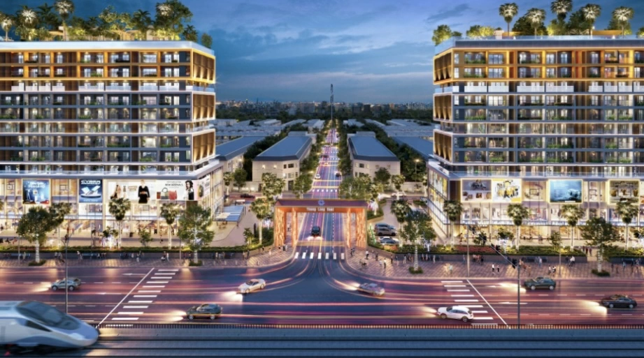 HUB TMDV 550 mặt tiền Tôn Đức Thắng (25B) với các căn TMDV mặt tiền tối thiểu 6.4m đón đầu nguồn khách khi sân bay đi vào hoạt động.