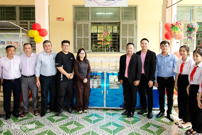 C.P. Việt Nam đồng hành cùng dự án “Nước sạch cho em” tại Vĩnh Long