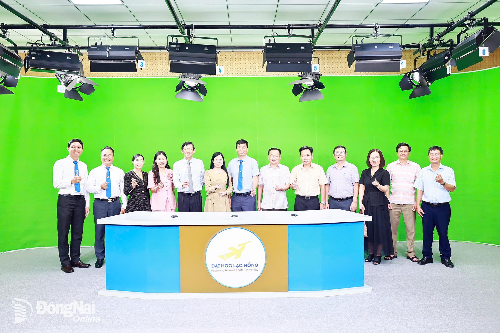 A studio is used for training at LHU. Photo: Cong Nghia

