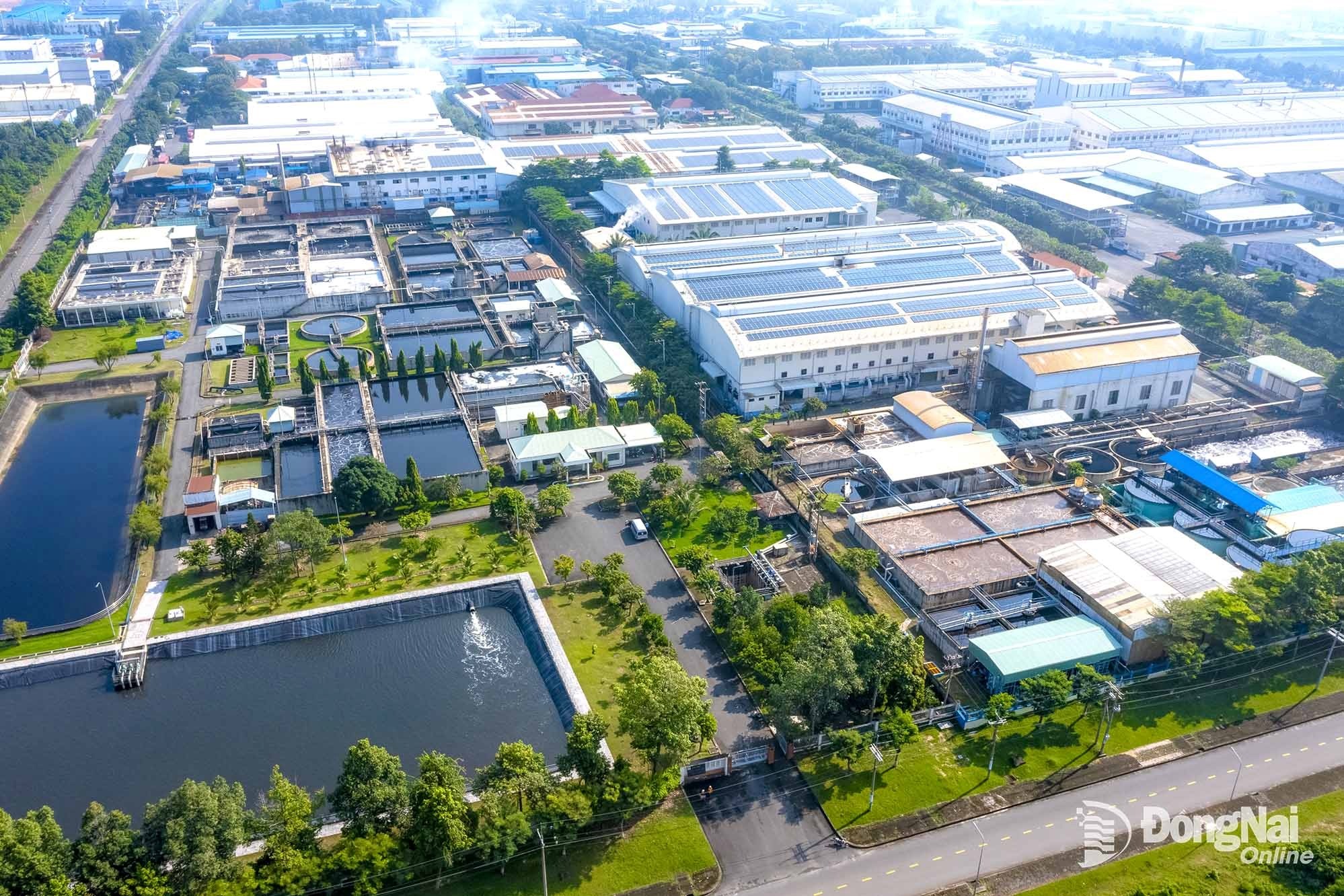 Nhon Trach 2 Industrial Park has modern, completed infrastructure and provides quality services for secondary enterprises. Photo: Vuong The