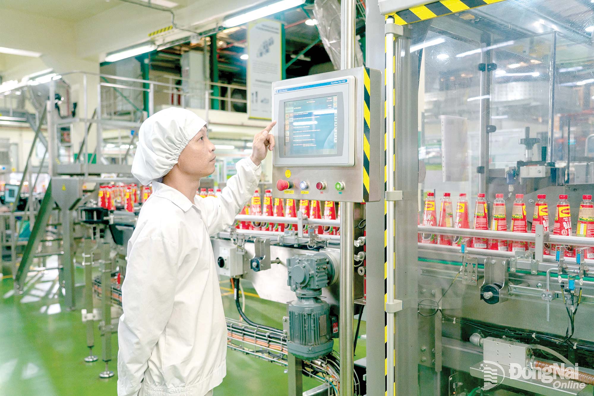 A high-tech factory at Amata Industrial Park. Photo: Vuong The

