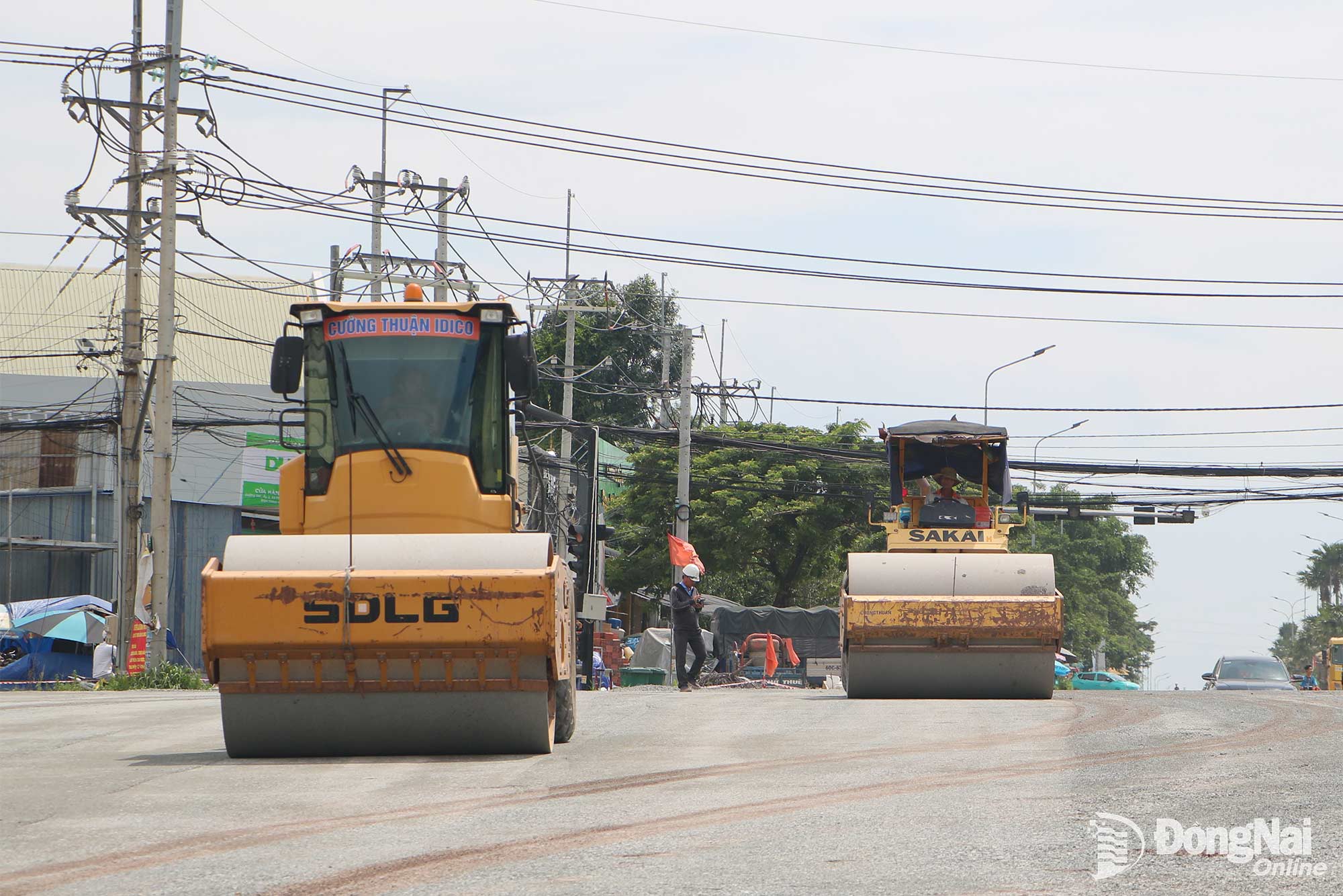 Dong Nai City is among the localities with high public investment disbursement values as of September 3, 2026. Construction of the 25C Road Project. Photo: Pham Tung

