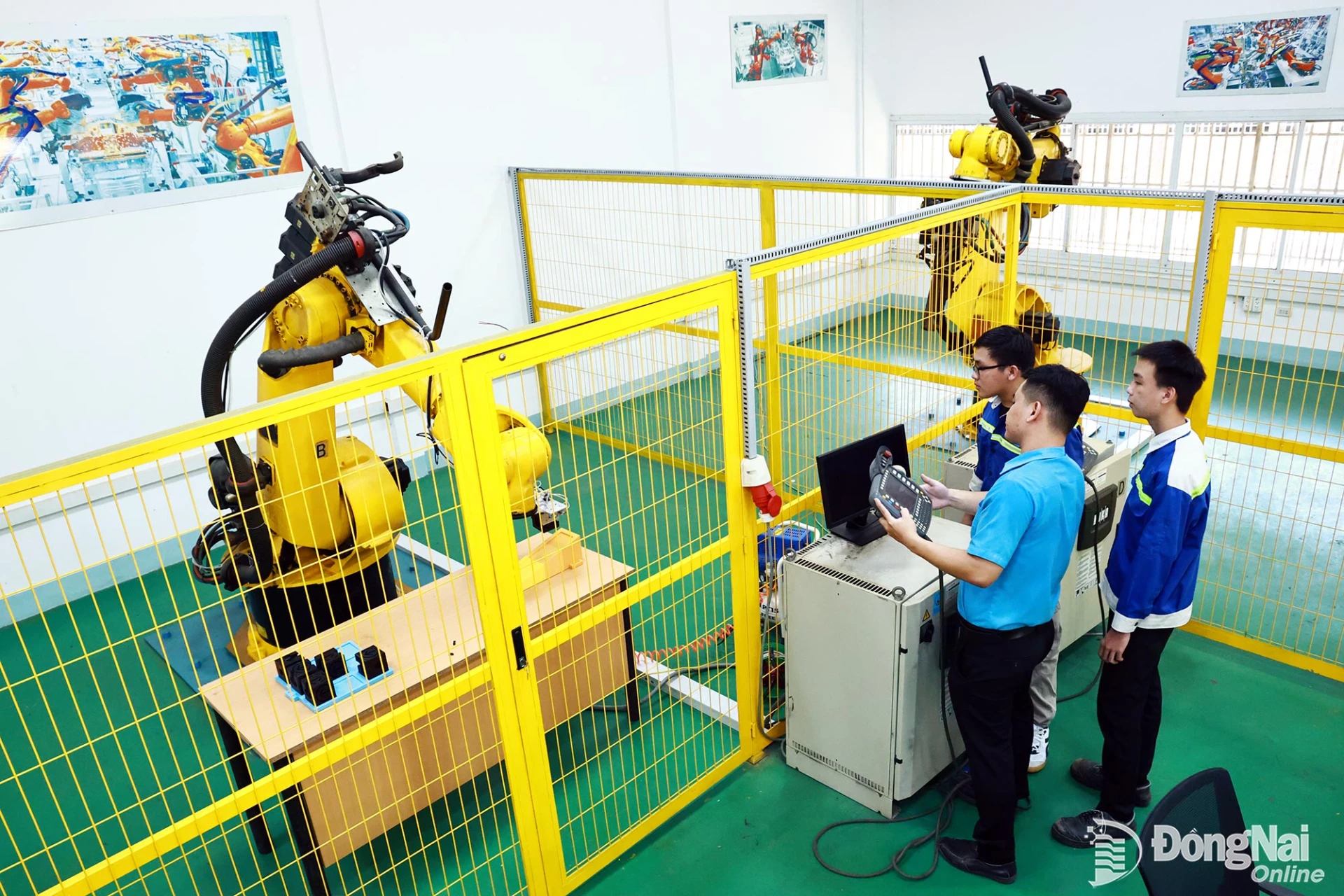 Students at Lilama 2 International Technology College in Long Phuoc Commune receive training in accordance with international standards.

