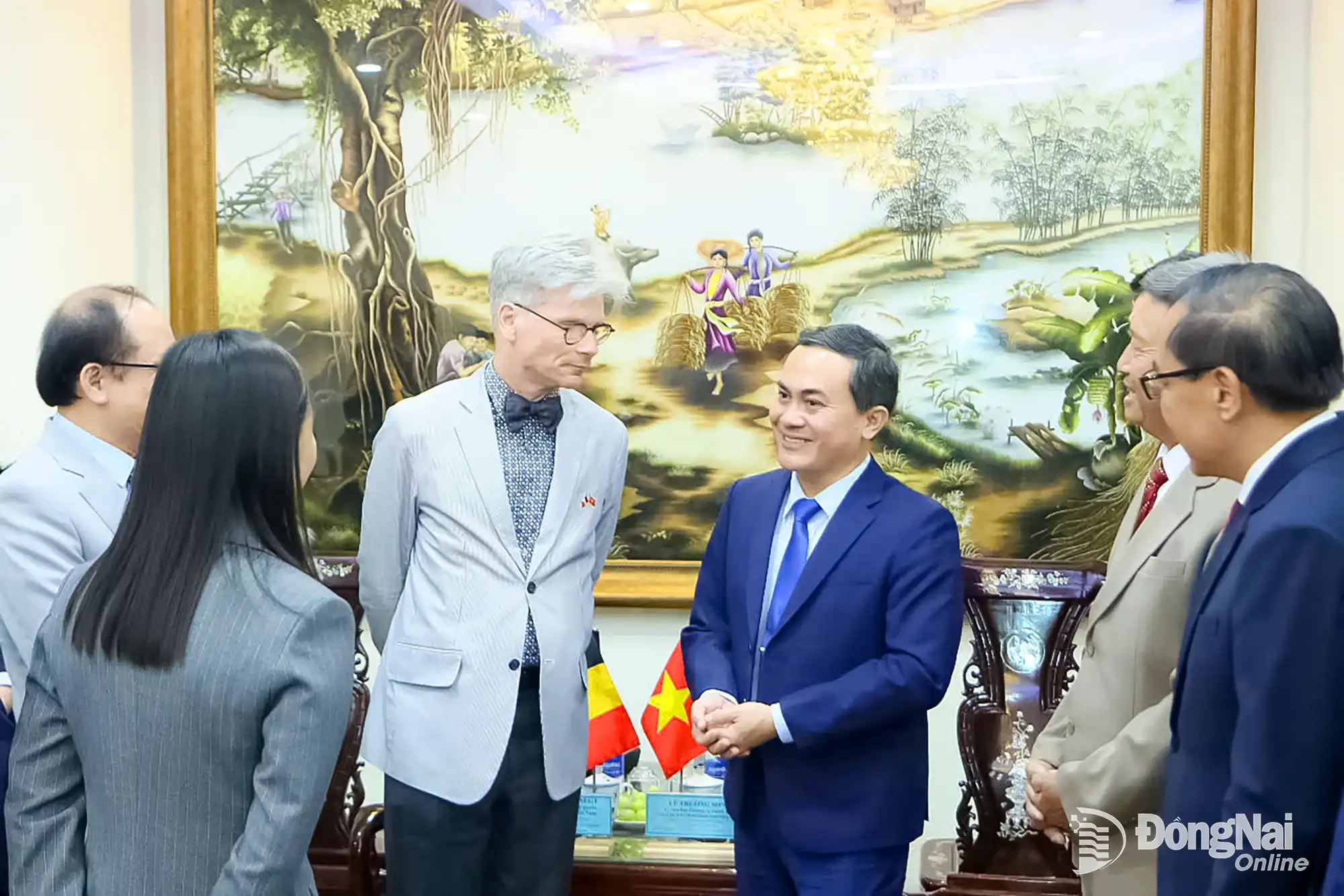 New Ambassador of Belgium to Vietnam Pieter Leenknegt pays a working visit to Dong Nai City