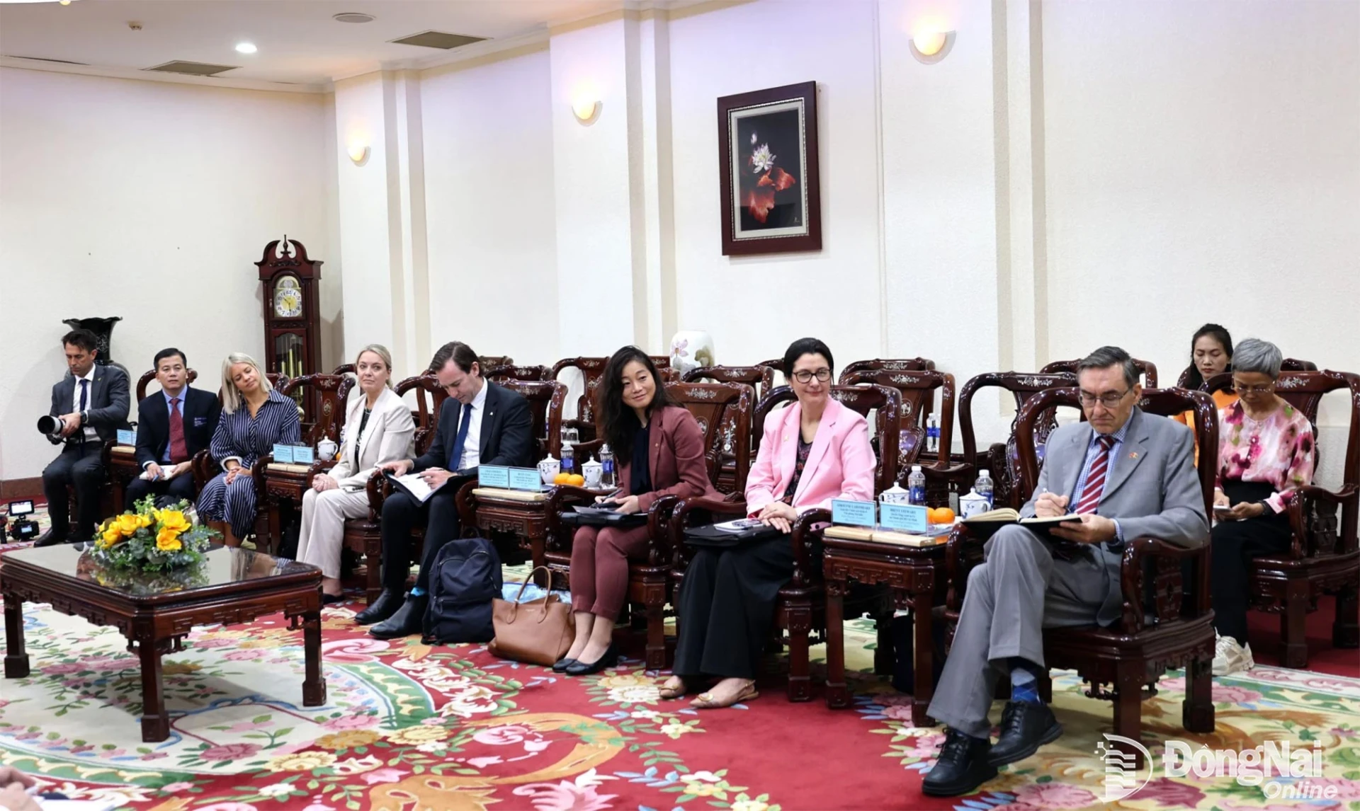 The Western Australian delegation led by Premier Roger Cook attends the meeting. Photo: Ngoc Lien

