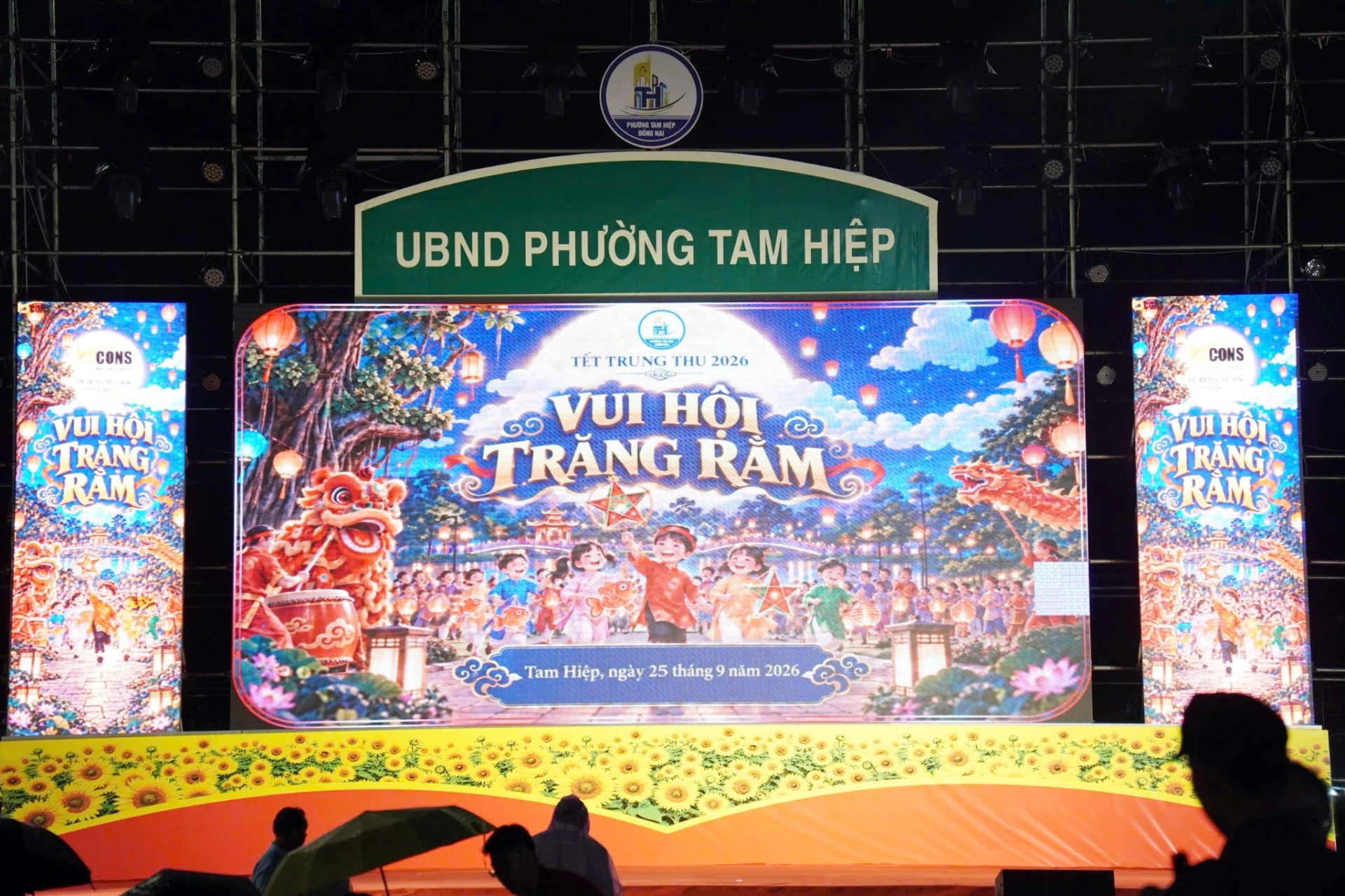Đêm hội Trăng Rằm được tổ chức cho các bé thiếu nhi tại công viên Dương Tử Giang tối 25/9/2026.

